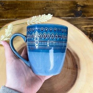Threshold Blue Detailed Coffee Mug